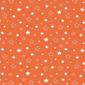 Skate Dog Stars - Orange