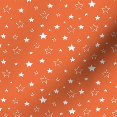 Skate Dog Stars - Orange Medium