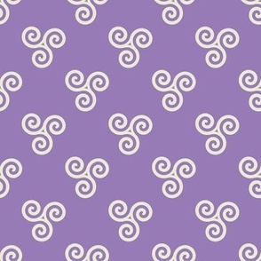 Triskele (Lavender background)