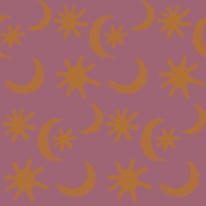 sun moon purple