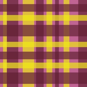 This will be our Plaid (20") - pink, purple, yellow (ST2022TWOP)