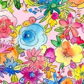 Spring watercolor Floral 
