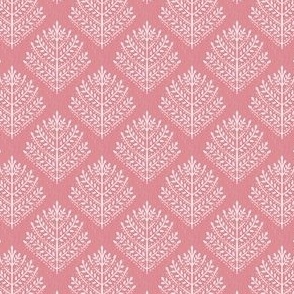 Blush Eloise Leaves Textured Small Scale