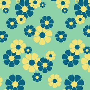 Maybe After They're Spread - Floral in Jade (ST2021MATS)
