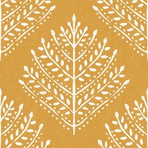 Honey Eloise Leaves Textured Large Scale