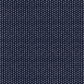 Check Texture-Ivory & Navy