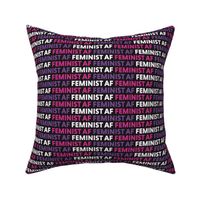 Feminist AF Pink Purple