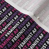 Feminist AF Small Pink Purple