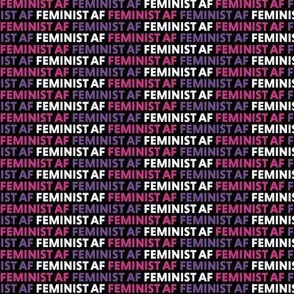 Feminist AF Small Pink Purple