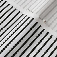 Black white Horizontal Stripes