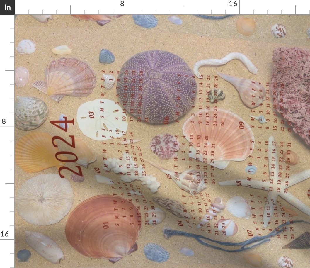 Calendar - Seashells