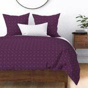 Geometric Pattern: Rondel Diamond: Aubergine