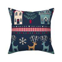 vintage nordic christmas multi XL