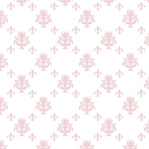 Pink and white royalty motif