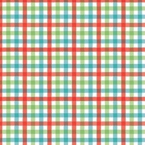 Holiday Gingham - Multi, Small Scale