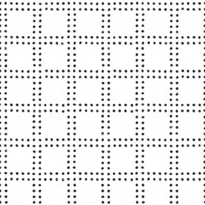 Dot Grid, Black on White - Large Scale