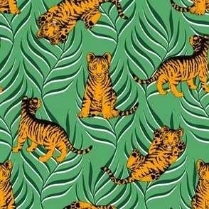 Tiger Cubs (Green and Marigold)