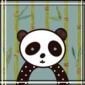 (Jumbo) Polka Dot Panda Bamboo Stalks