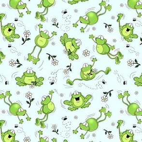 Playful Soggy Froggies