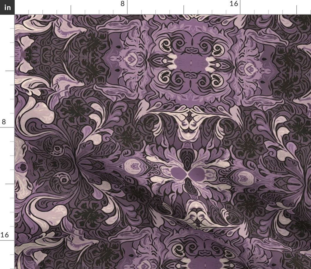 091021 Art Nouveau purple