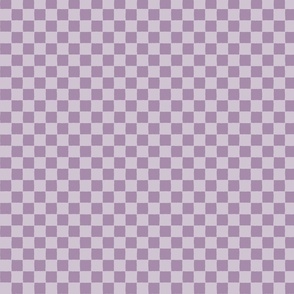 checks lilac purple