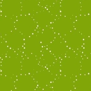 Circular Dots on Lime Green
