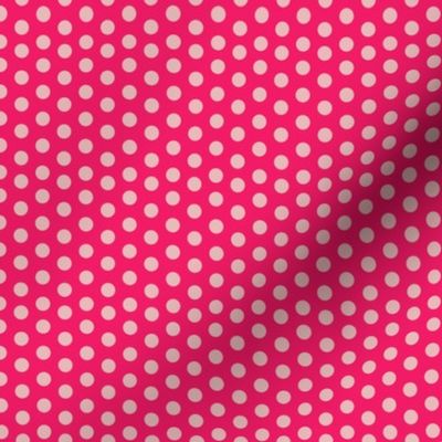 Hot Pink Polka Dots