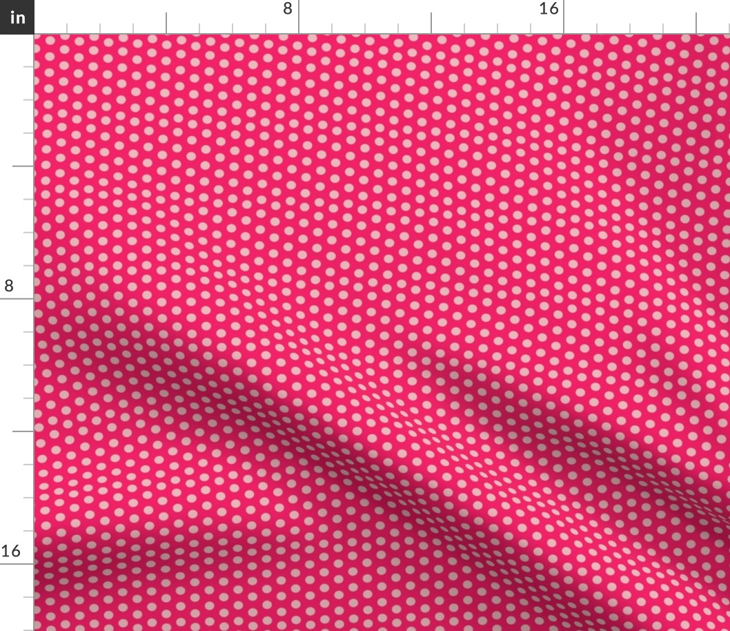 Hot Pink Polka Dots