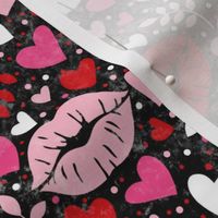 Medium Scale Pucker Up Luscious Lips Hearts Lovecore Valentine