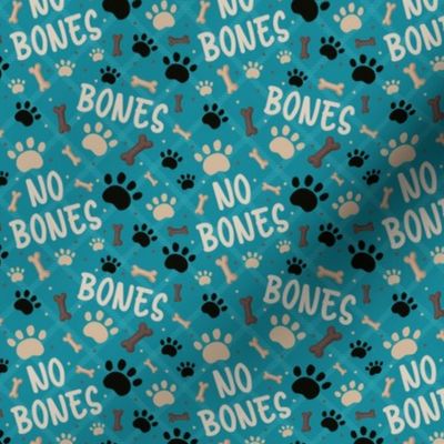 Small Scale Bones No Bones Noodles the Pug Dog Paw Prints