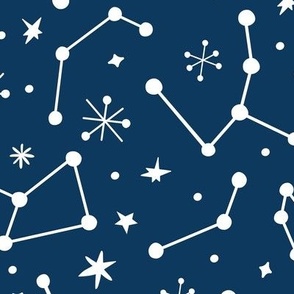 Constellations Navy White | Large Scale