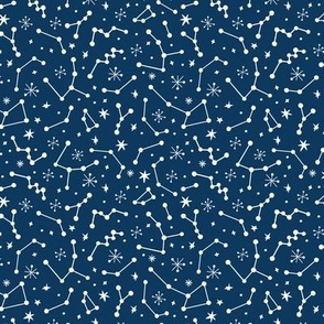 Constellations Navy White | Small Scale