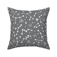 Constellations Grey White | Large Scale