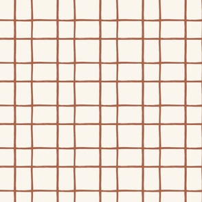 Terracotta Grid Small