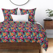 GORGEOUS BRIGHT COLORFUL GYPSY FLOWERS MULTICOLOR 15 FLWRHT