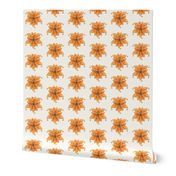 Orange lily small print