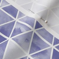 Bigger Scale Very Peri Stained Glass Pantone Color of the Year COTY 2022 Periwinkle Lavender Purple Geometric Triangles