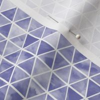 Smaller Scale Very Peri Stained Glass Pantone Color of the Year COTY 2022 Periwinkle Lavender Purple Geometric Triangles