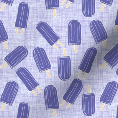 Medium Scale Grape Popsicles in Very Peri Pantone Color of the Year COTY 2022 Lavender Periwinkle Purple
