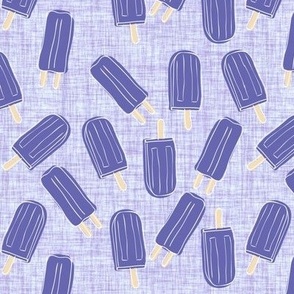 Medium Scale Grape Popsicles in Very Peri Pantone Color of the Year COTY 2022 Lavender Periwinkle Purple