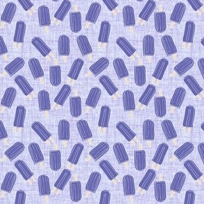 Small Scale Grape Popsicles in Very Peri Pantone Color of the Year COTY 2022 Lavender Periwinkle Purple