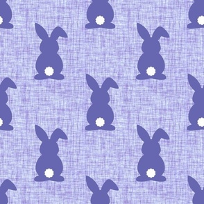 Large Scale Easter Bunny Butts Very Peri Pantone Color of the Year COTY 2022 Lavender Periwinkle Purple