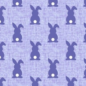 Medium Scale Easter Bunny Butts Very Peri Pantone Color of the Year COTY 2022 Lavender Periwinkle Purple