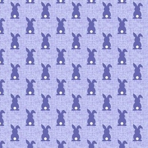 Small Scale Easter Bunny Butts Very Peri Pantone Color of the Year COTY 2022 Lavender Periwinkle Purple