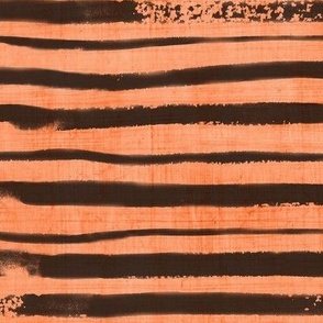 Bigger Scale Tiger Stripes Black and Orange