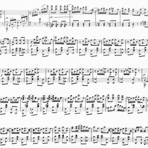 seamless maple leaf rag (black and white)