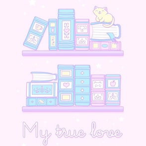 My True love_Kawaii - Tea Towel