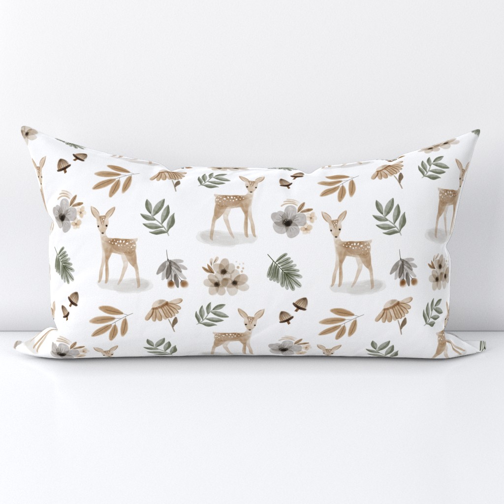 woodland fawn floral