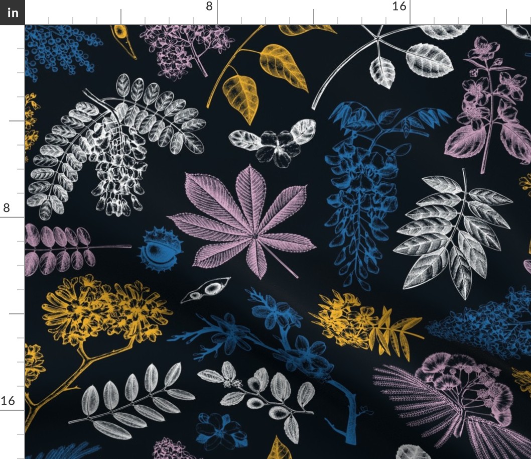 spring plants pattern 1