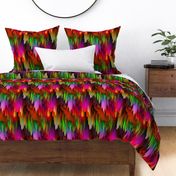 large stalactites drapery waves 2 multicolor bright rainbow summer PSMGE